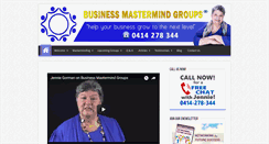 Desktop Screenshot of businessmastermindgroups.com.au